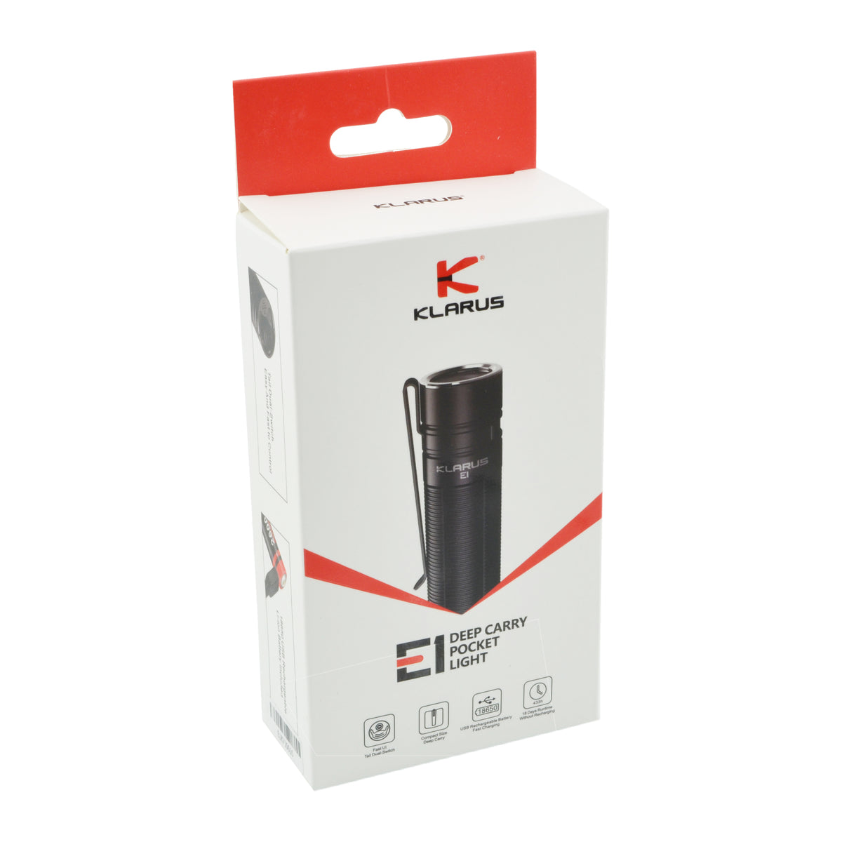Latest designs, Klarus E1 Pocket Flashlight EDC Dual-Switch Tactical  Rechargeable Light Klarus Now you can shop with speedy delivery