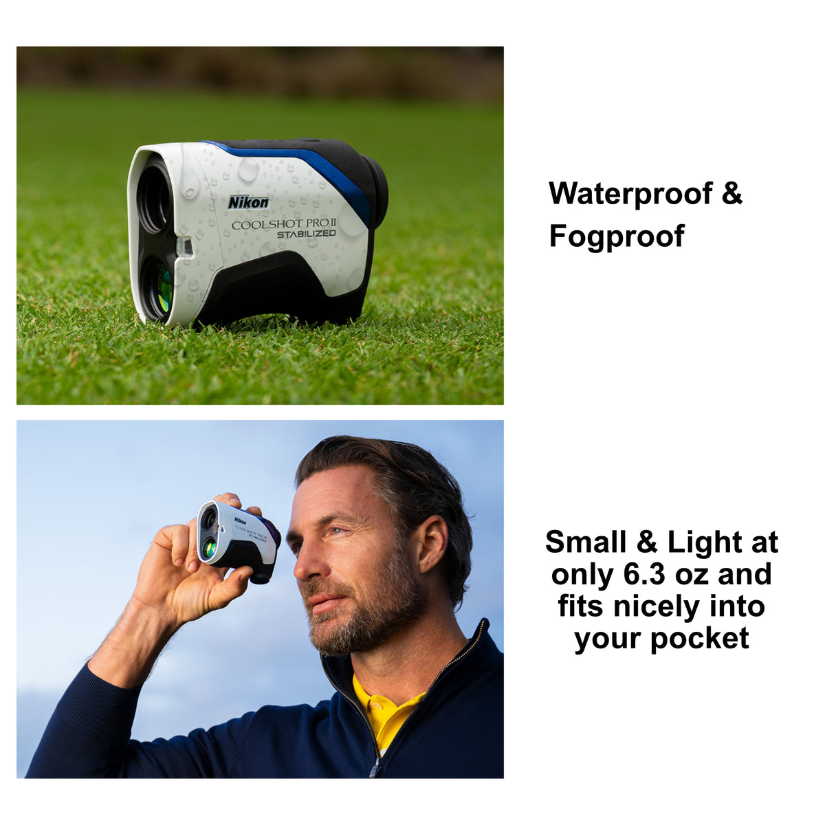 Shop online for Nikon COOLSHOT ProII Golf Rangefinder Stabilized